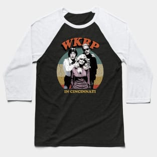 retro wkrp in cincinnati circle Baseball T-Shirt